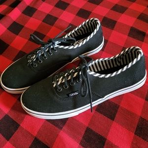 Vans authentic lo pro hickory stripes 6.5 8